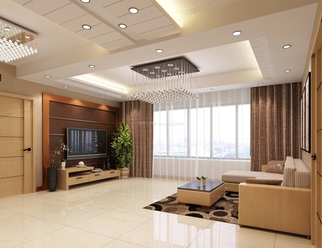 现代客厅装修图片