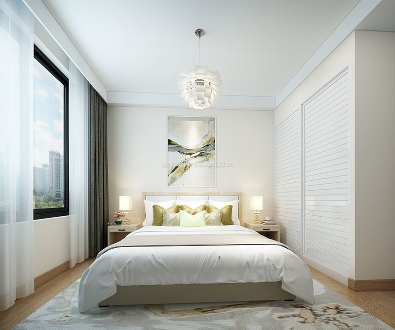 现代卧室装修图片