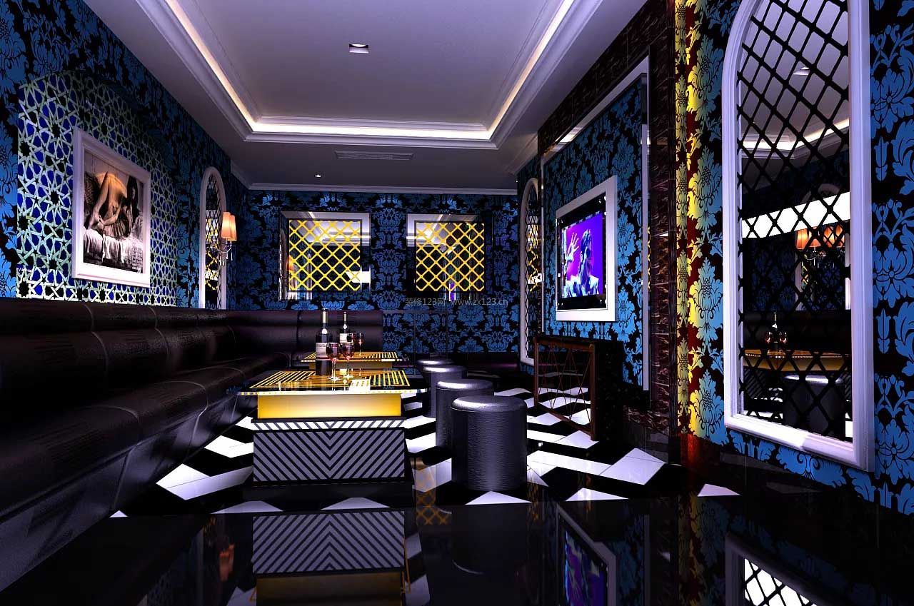 ktv电视墙装修效果图