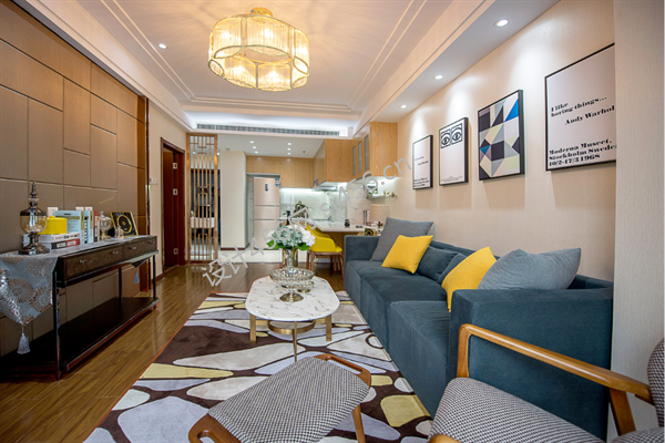 世纪金源现代风60平米公寓装修设计案例