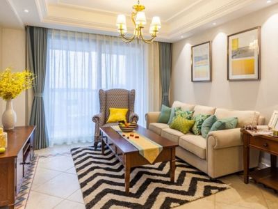 保利国际简美风格装修案例