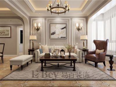 花语别墅美式风格装修案例