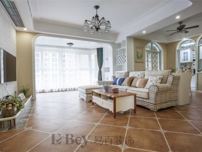 玫瑰公馆美式田园风格装修案例