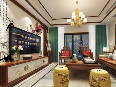 香江华府新中式风格案例