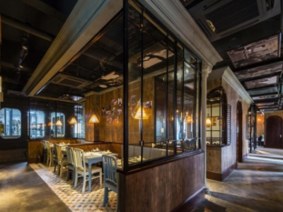 永城市餐厅现代简约风格装修效果图