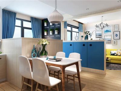 海天假日半岛北欧风格四居装修案例