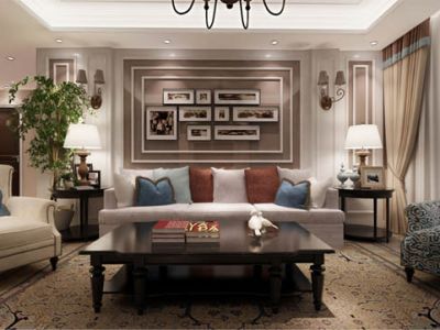 嘉州长卷125平现代风格装修案例