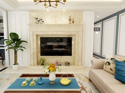 旌城天际美式风格装修案例