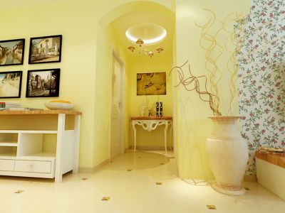 碧水龙湾114平田园风格装修案例