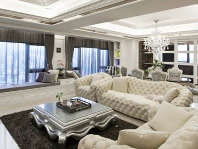 铂金汇120平欧式风格装修效果