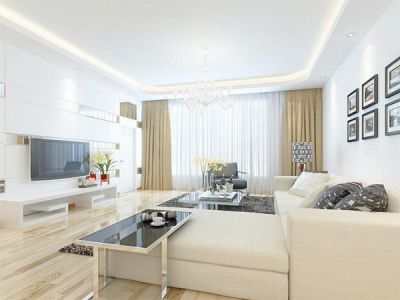 现代风格装修客厅设计效果图