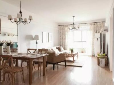 东湖春天北欧风格100平三居装修案例