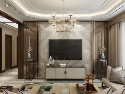 浅水湾185平米中式风格案例