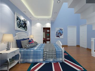 香提荣府儿童房25平地中海风格装修案例