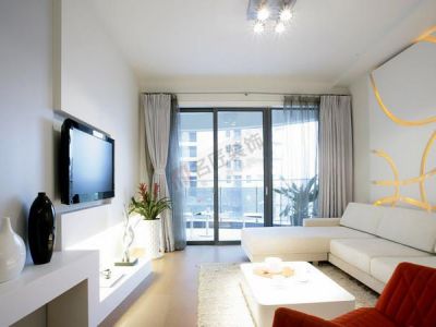 岭秀天下现代简约145平四居室装修案例