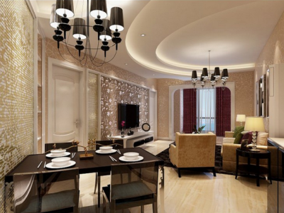 太子湖花园156平欧式风格装修案例