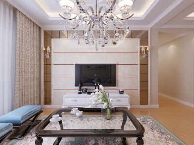 华润凯旋门110平简约欧式设计案例赏析