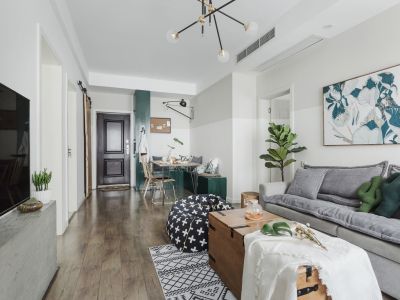 【朗华装饰】保利百合 北欧风格装修