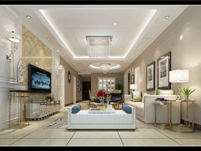 丛台区丛台花园110平米三居现代风格