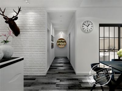 泰山云谷北欧150平四居室装修案例