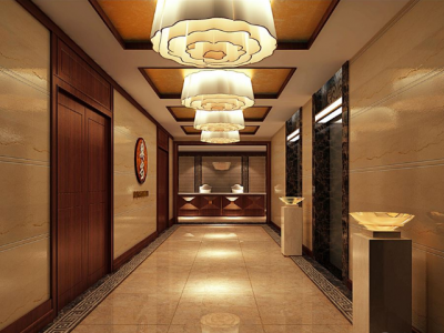 世丰国际典当行280平米中式风格装修效果图