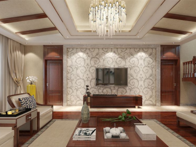 东华300平米别墅美式风格装修效果图