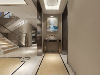 东城明珠220平米别墅中式风格装修效果图