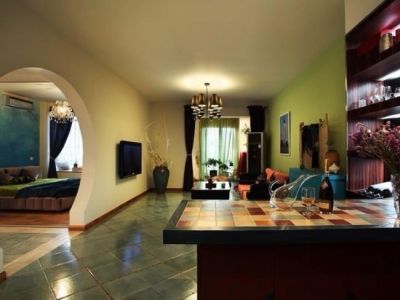 混搭风格装修卧室设计效果图