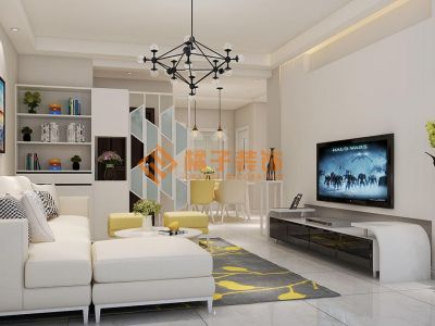 丹龙首府118平米新中式风格案例