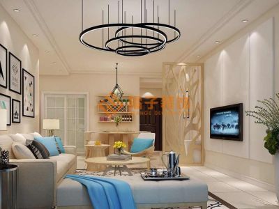 雨润星雨华府120平现代风格案例