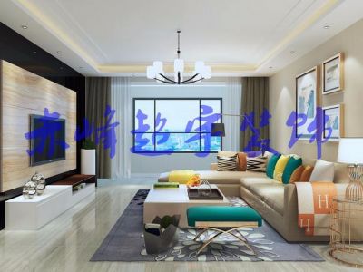 红山郡120平现代简约风格案例