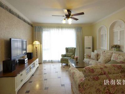 瑞立中央花园127平田园风格案例