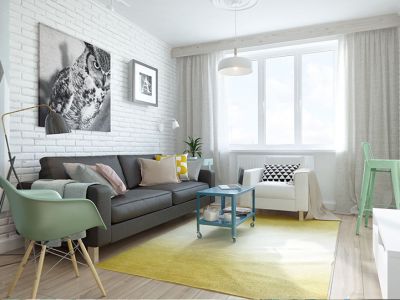 洲际亚洲湾北欧67平一居室装修案例