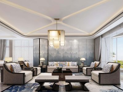 【贵舍装饰】晋园新中式轻奢装修