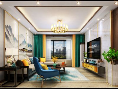【贵舍装饰】华峪东区现代中式装修