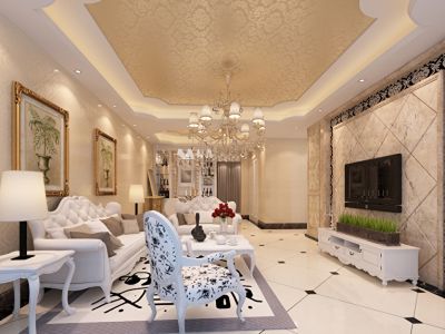 帝豪居90平米简约风装修效果图