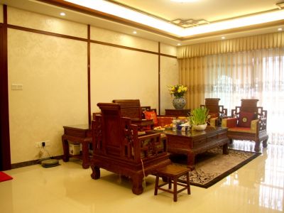 玉圭园140平米中式简约风格装修案例