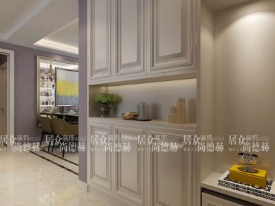 保利香槟国际130平米三居室现代风格装修效果图