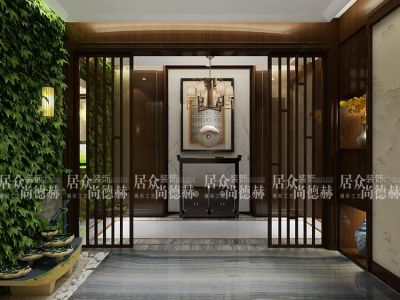 万国城240平米四居室中式风格装修效果图