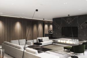 160㎡轻奢现代风，那些大理石吸引到你了吗？