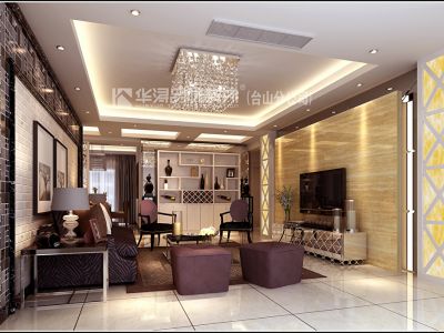 美嘉华庭155平米现代风格装修案例