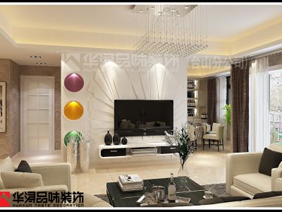 东方豪苑120平米现代风格装修效果图