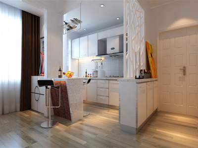 世欧王庄100平两居现代风格装修案例