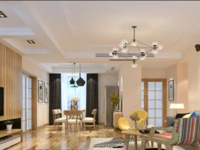 恒基誉珑湖滨160平现代简约装修