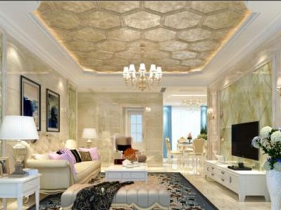 金龙名都180平简欧装修