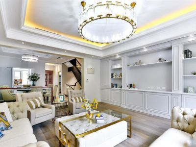 海逸雍雅堡270平米别墅法式风格装修效果图