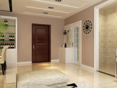 运河佳园93平米两居室现代简约风格装修效果图