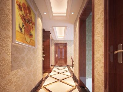 凤凰太阳城190平米复式中式风格装修效果图