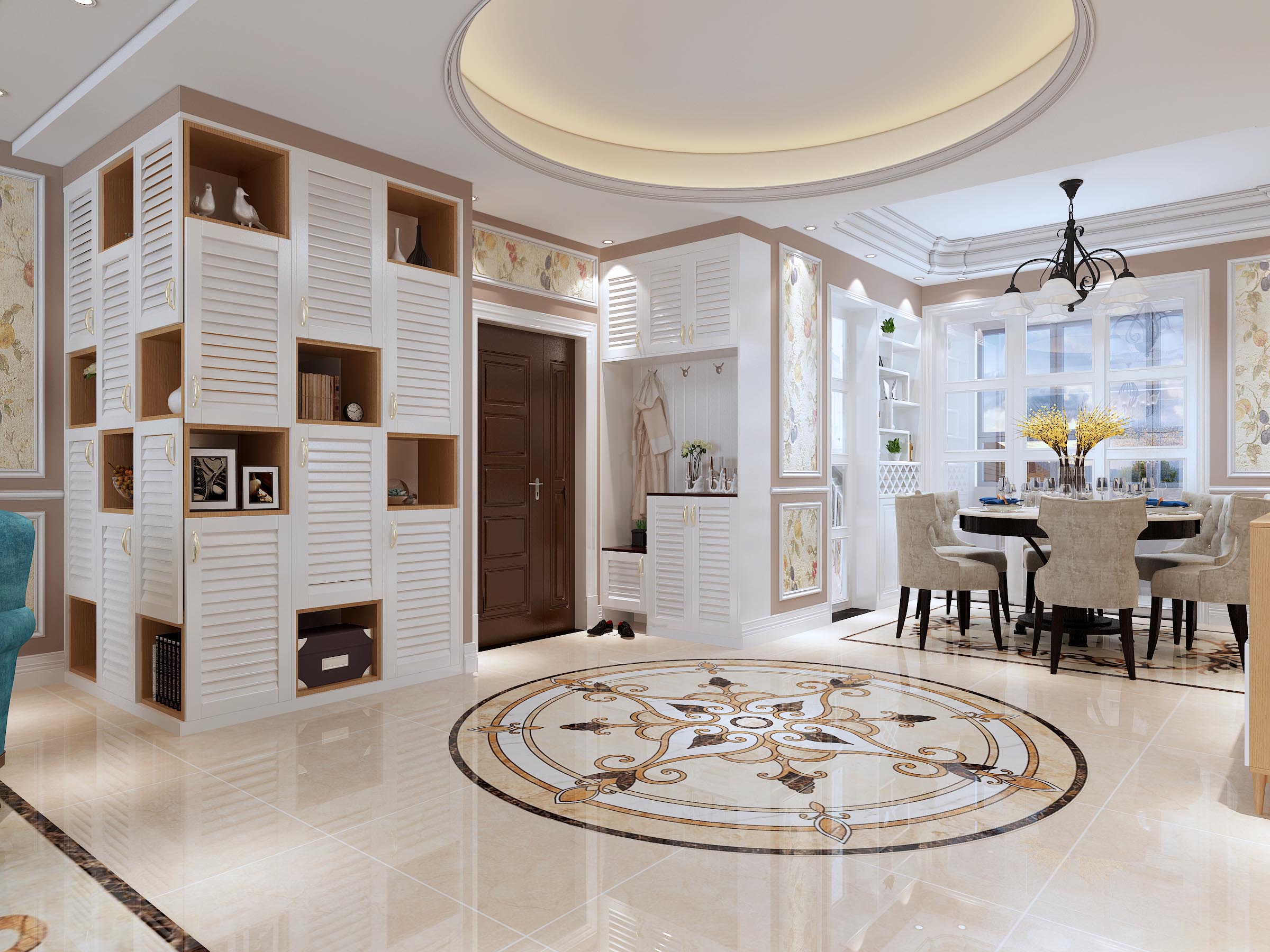 玄关设计效果图