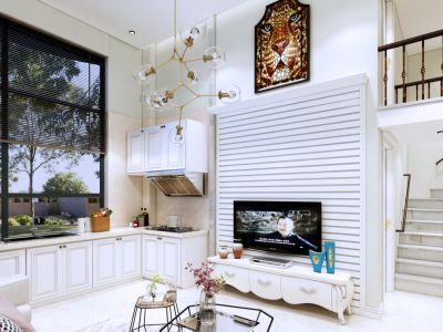 水御兰庭简洁混搭风格